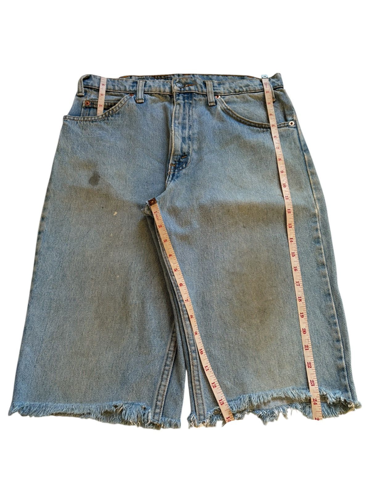 Levi's × Levi's Vintage Clothing Vintage 90s Levis 550 Orange Tab Mud Wash Baggy Jean Short Size US 31 - 16 Thumbnail