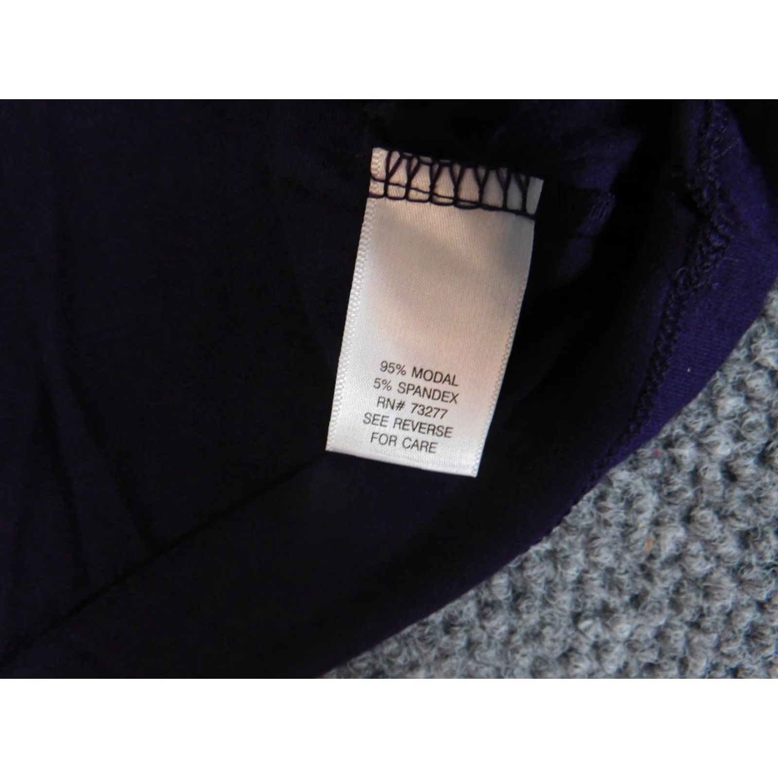 Apt. 9 Apt. 9 Blouse Women PXL Petites Purple Stretch Modal Rayon Cap Sleeve Crew Neck Button Pullover Casual Regular Vintage No Size XL / US 12-14 / IT 48-50 - 6 Thumbnail