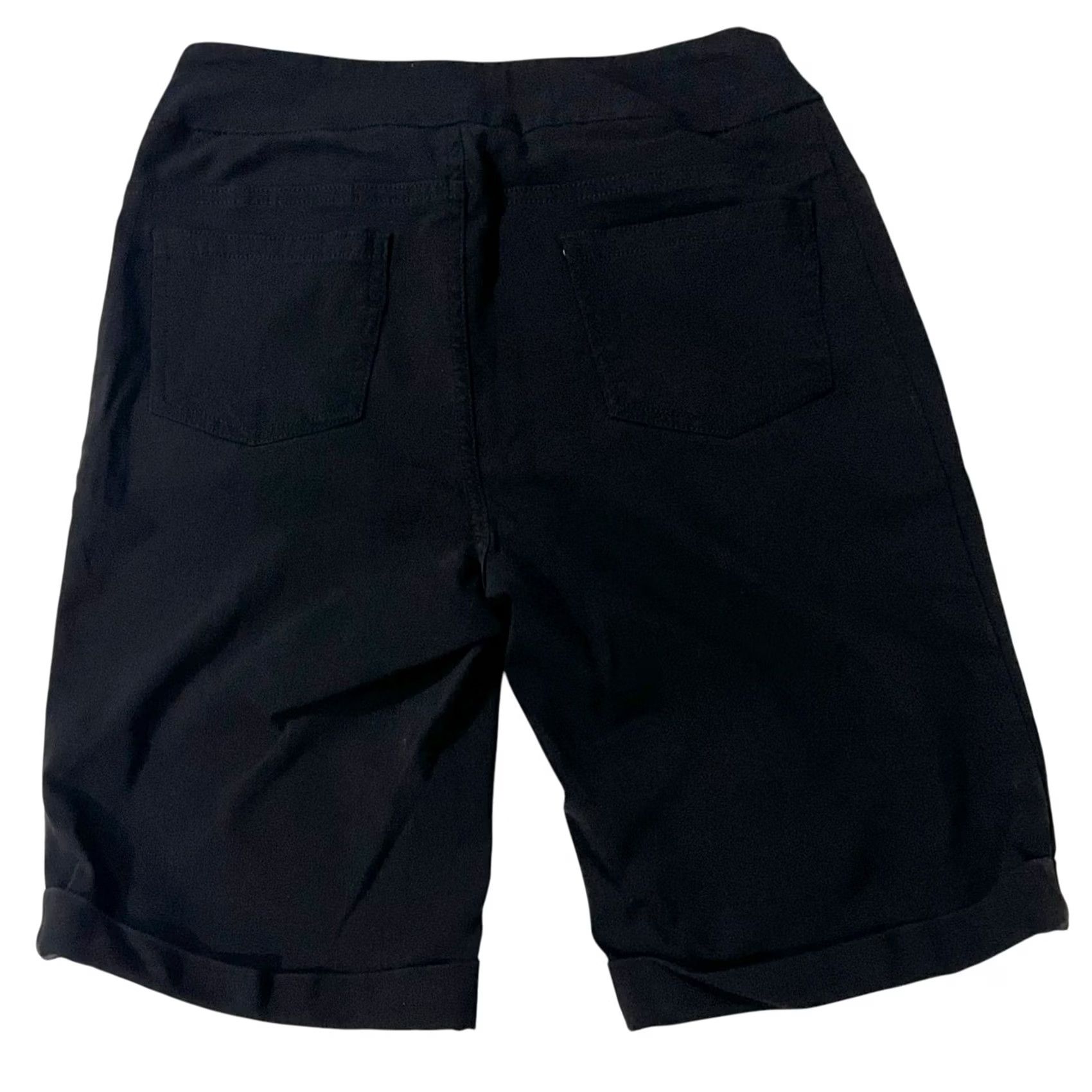 Soft Surroundings Soft Surroundings Bermuda Shorts Women XS Black Slim Stretch Petite Size 26" / US 2 / IT 38 - 3 Thumbnail