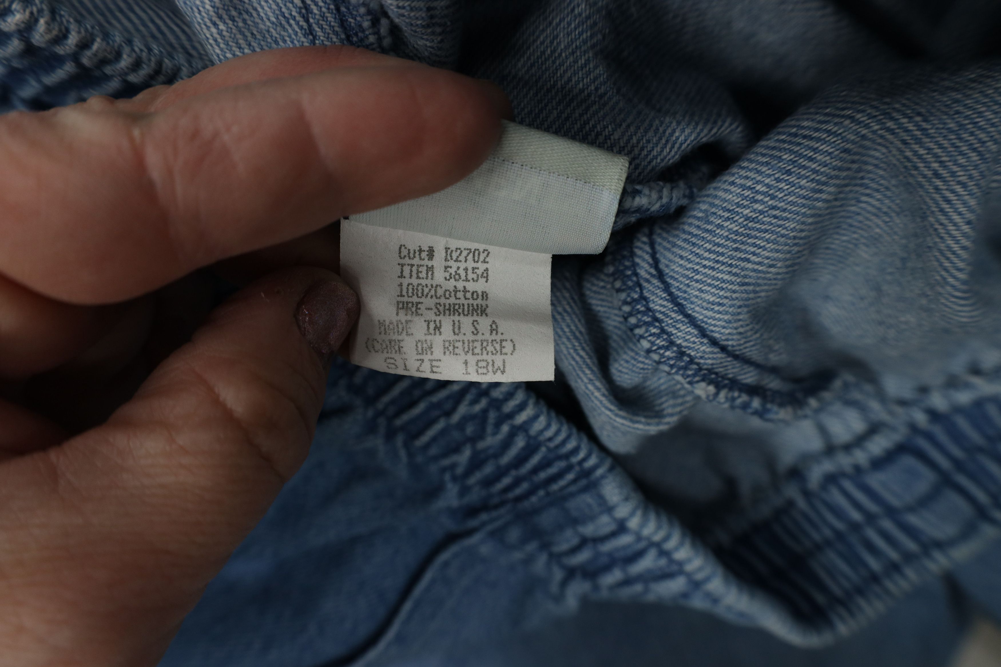 Vintage Deadstock Vintage 90s Streetwear Relaxed Utility Jeans USA Size 40" / US 18 - 9 Thumbnail