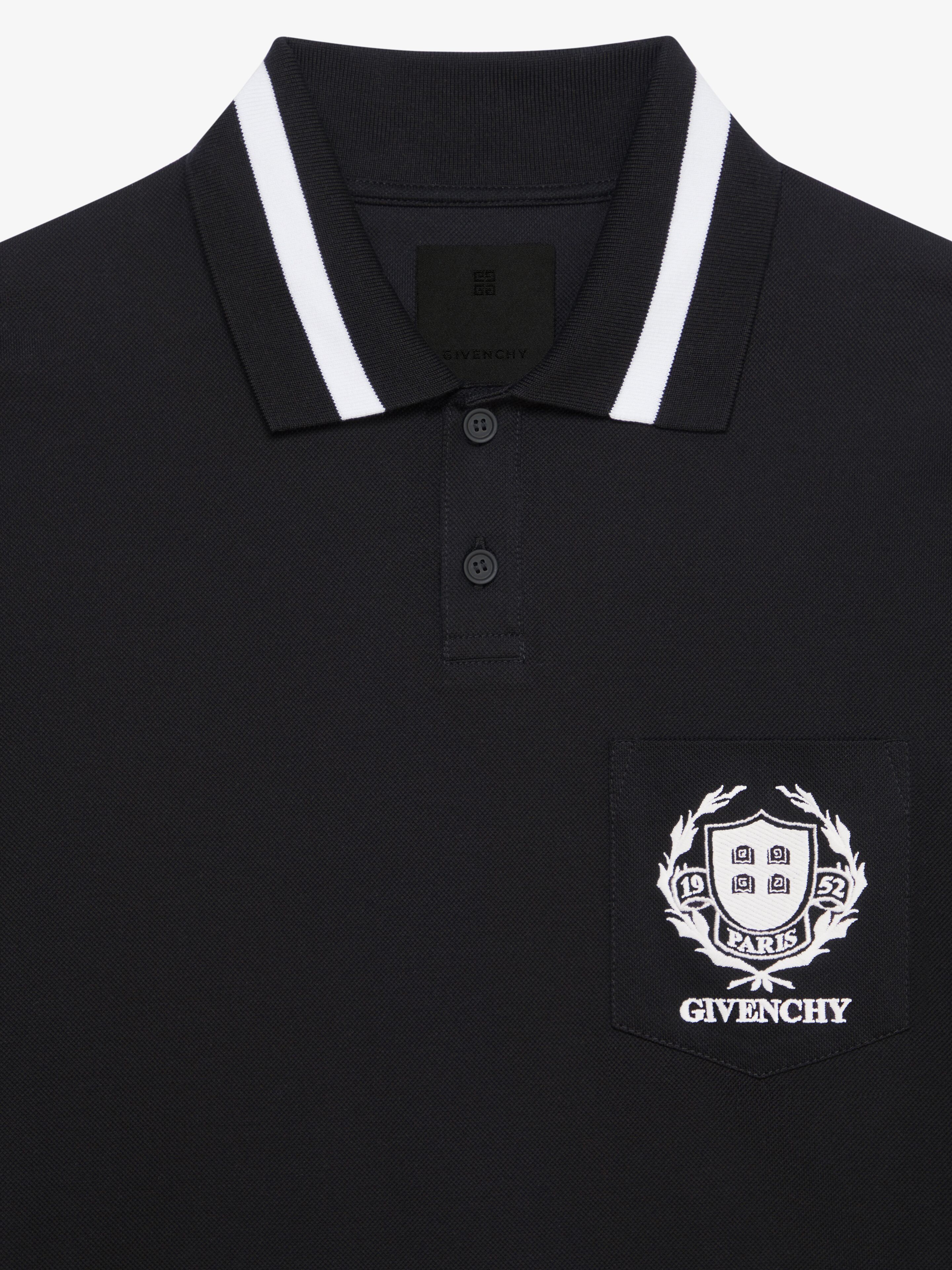 Givenchy o1w1db10326 Knitted Polo Shirt in Black Size US XL / EU 56 / 4 - 5 Thumbnail