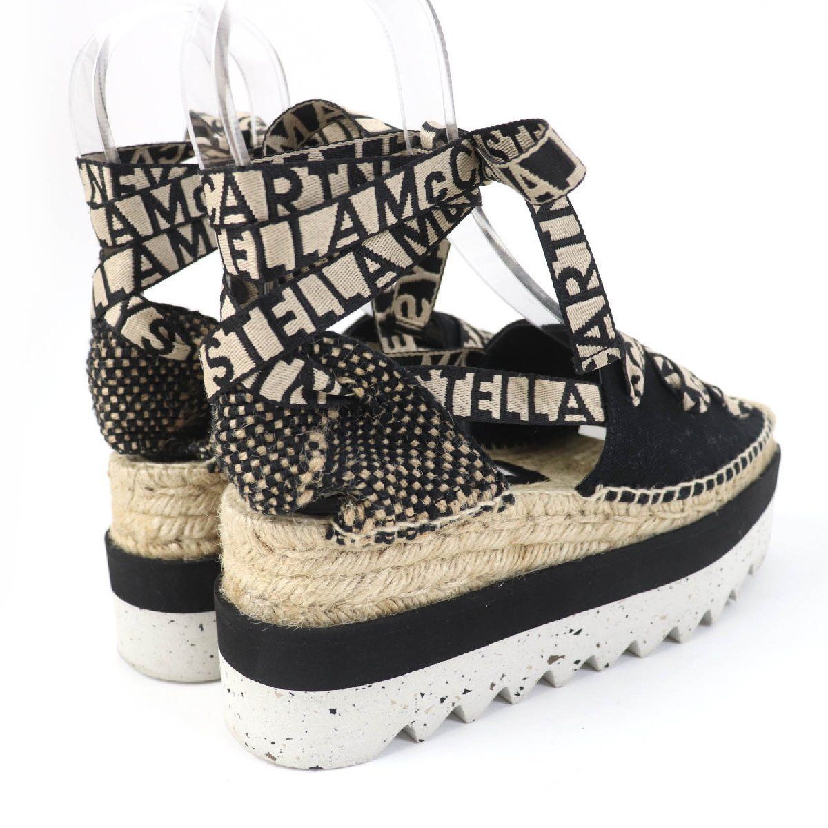 Stella McCartney Stella McCartney 800159 Ribbon Espadrille Platform Shoes Size US 5 / IT 35 - 2 Thumbnail