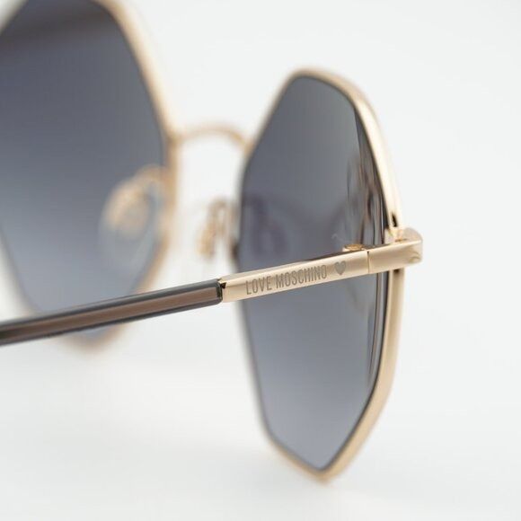 Moschino Moschino Love MOL 029/S 0000 9O Sunglasses Gold Frame Size ONE SIZE - 10 Thumbnail