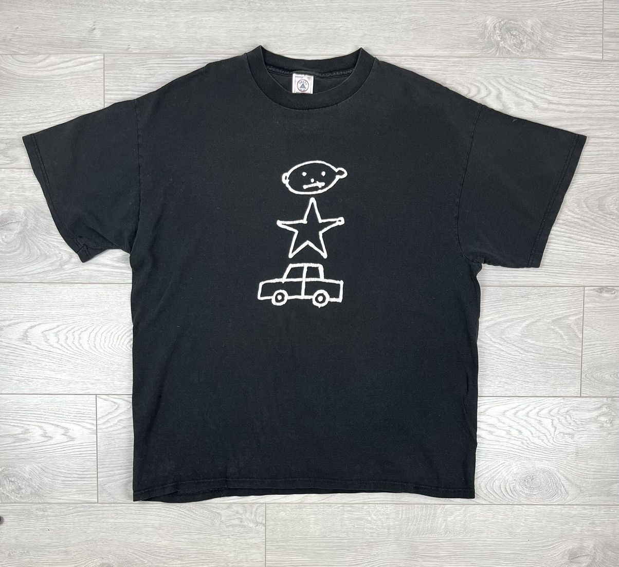 Rap Tees Achtung Baby U2 Vintage Rap Black T Shirt Size US XL / EU 56 / 4 - 1 Thumbnail
