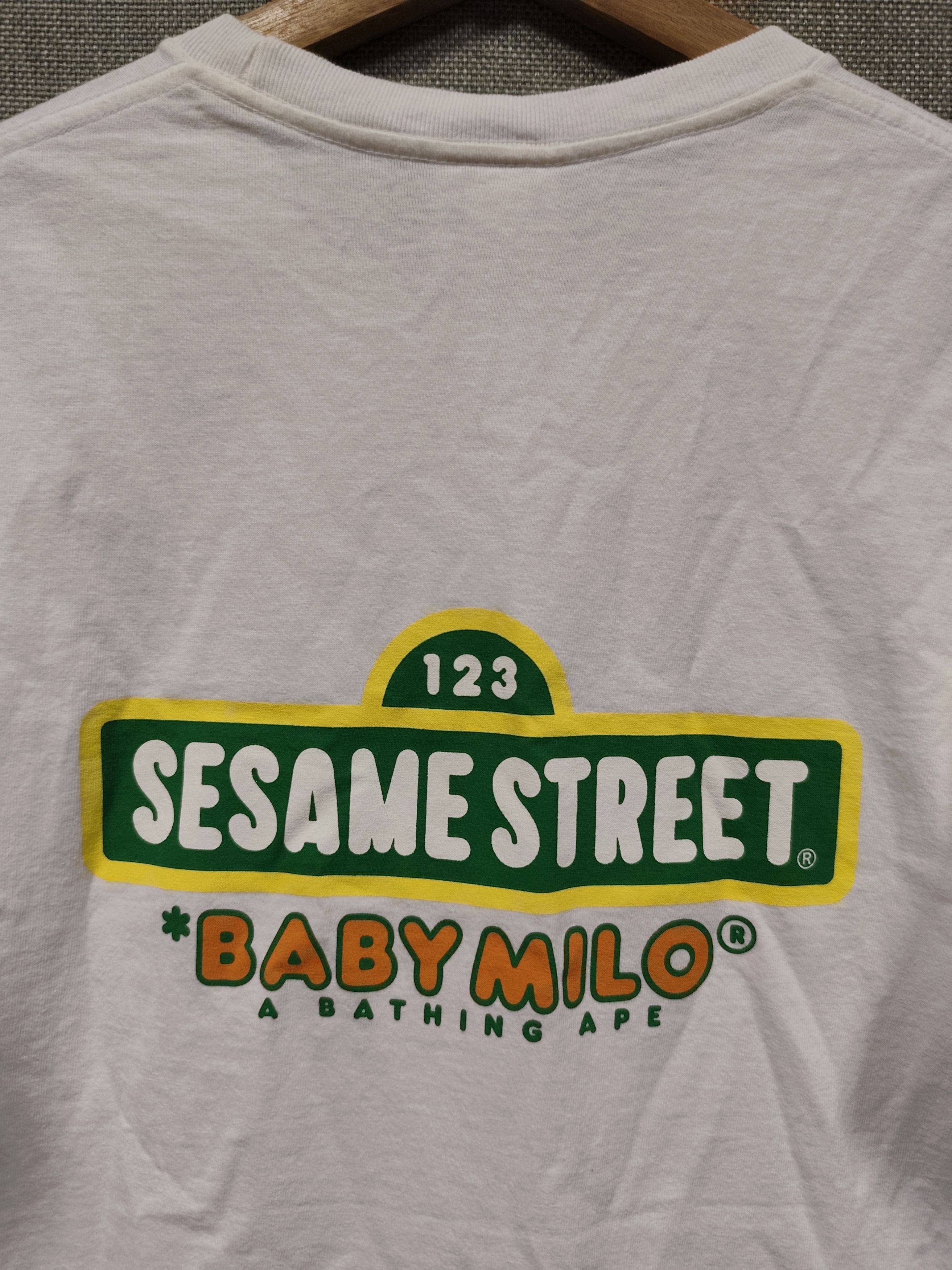 Bape Vintage t shirt baby milo sesame street Size US M / EU 48-50 / 2 - 3 Thumbnail