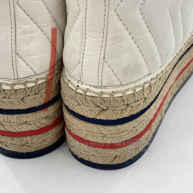 Gucci Gucci White double-G thick-soled lace-up muffins Size US 5.5 / IT 35.5 - 9 Thumbnail