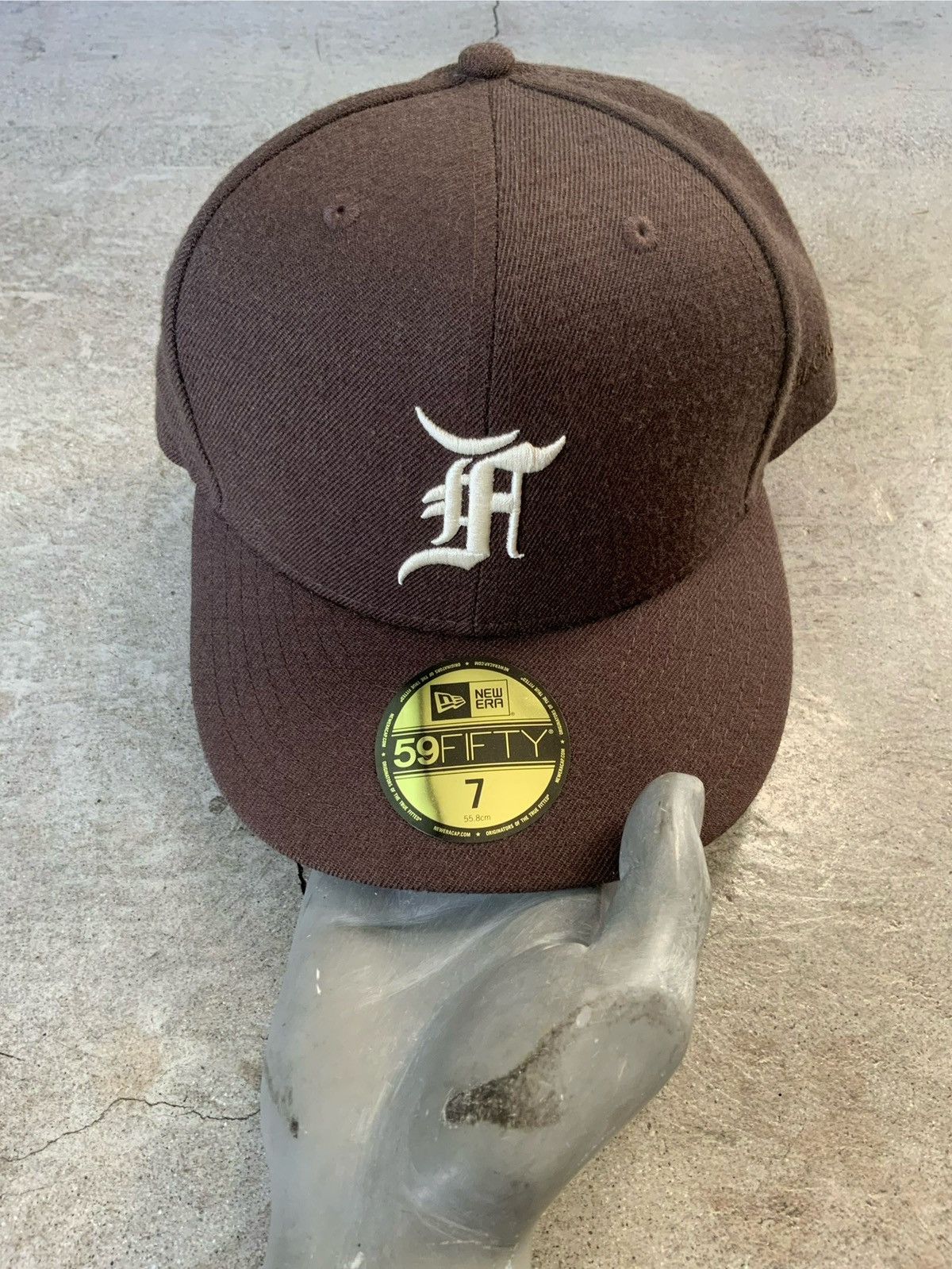 Fear of God FEAR OF GOD ESSENTIALS NEW ERA 59 50 WOOL BASEBALL HAT CAP Size ONE SIZE - 1 Thumbnail