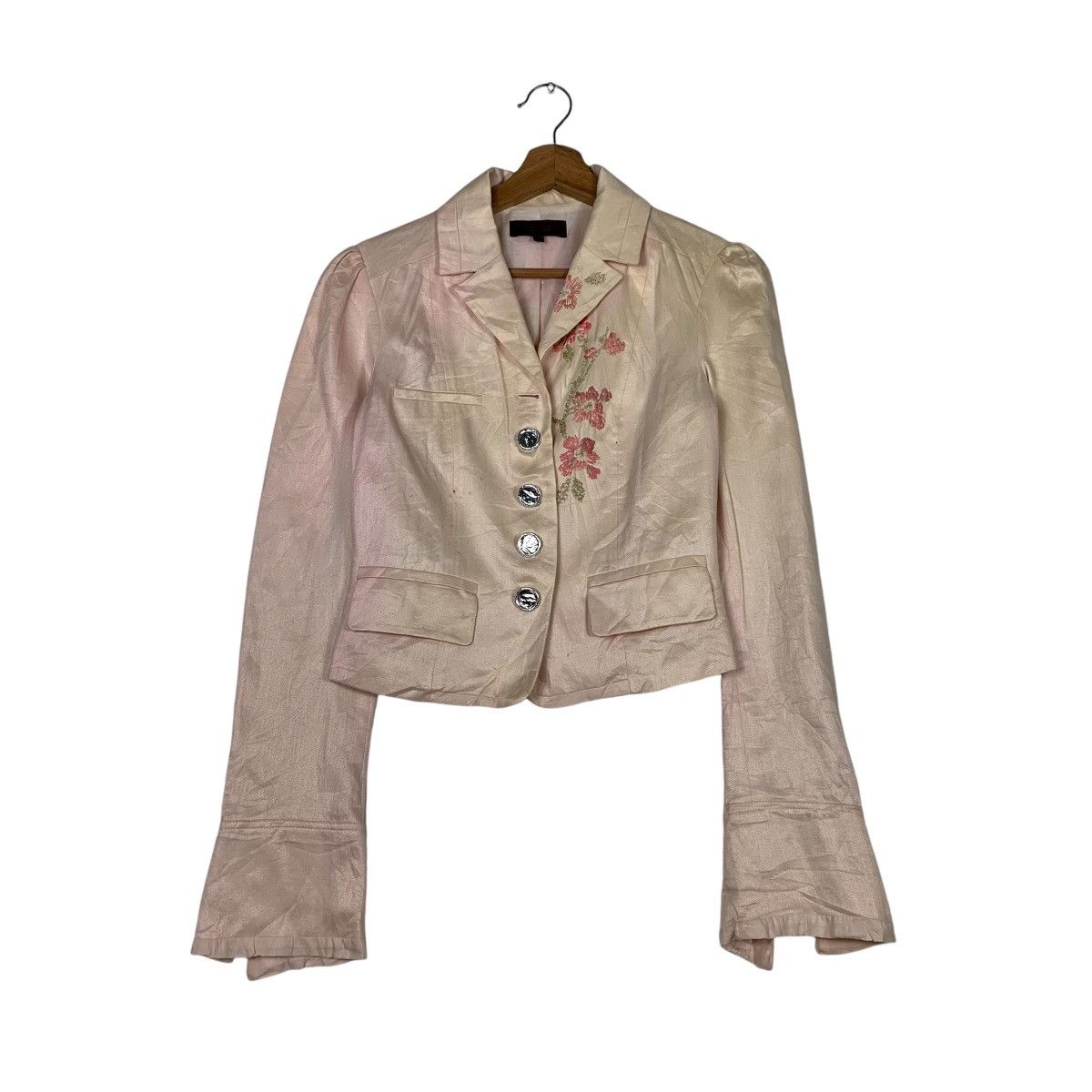 Kenzo Kenzo Flower Design Crop Jacket Size XS / US 0-2 / IT 36-38 - 1 Thumbnail