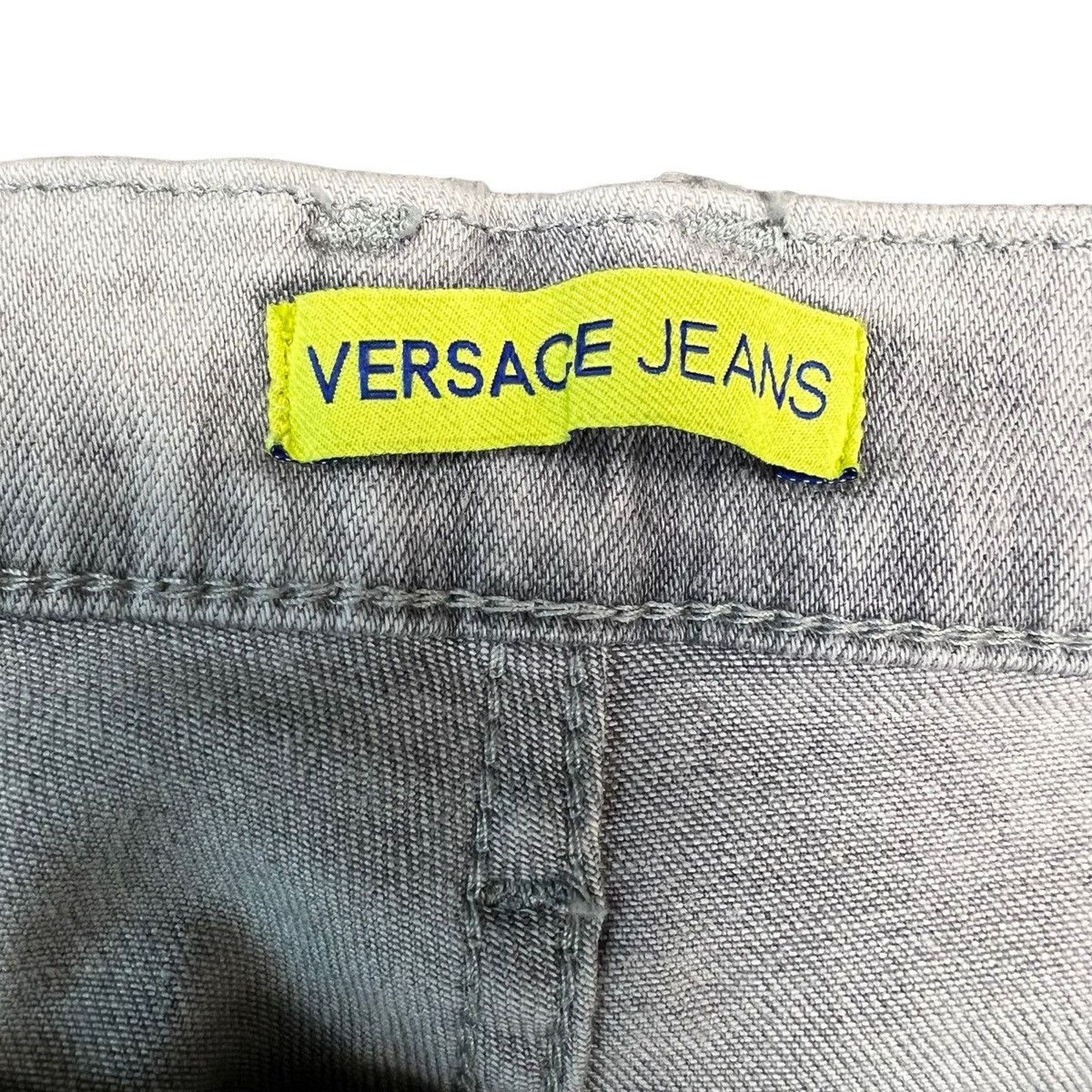 Versace Versace Jeans 31x28 Slim Fit Straight Leg Low Rise Denim Size US 31 - 6 Thumbnail