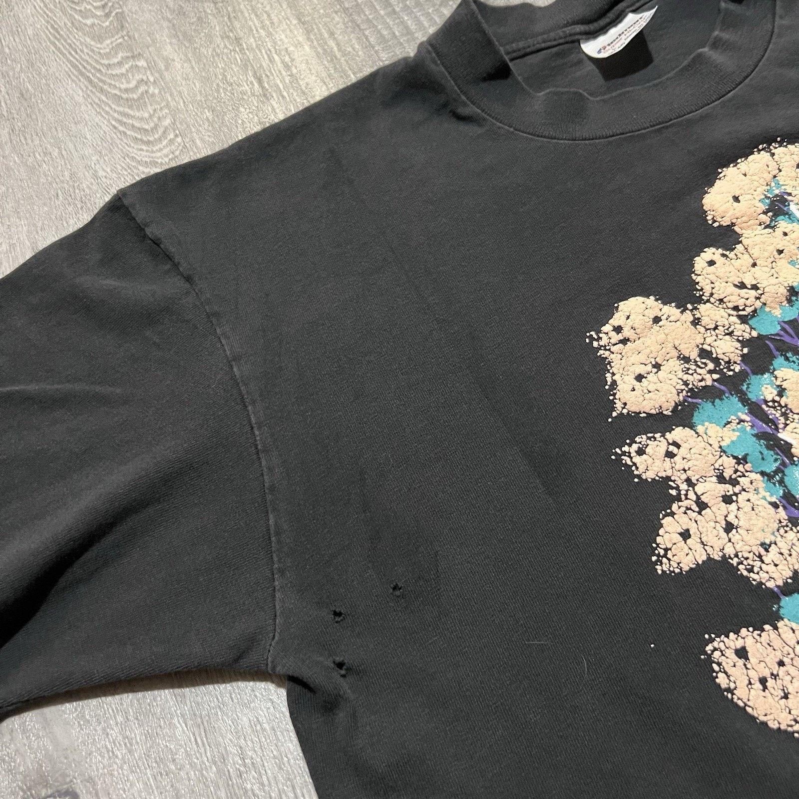Tedman VTG Cripple Creek Colorado Black Puff Print Travel T Shirt Size US L / EU 52-54 / 3 - 4 Thumbnail