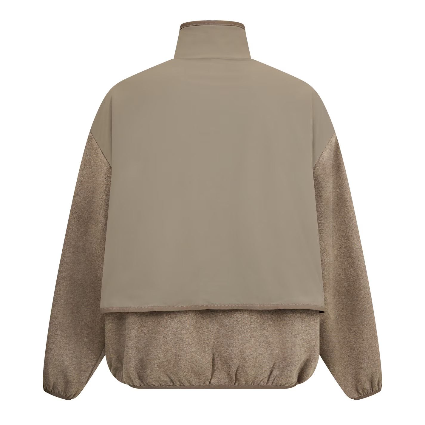 Fear of God o1g2r1mq0426 Zip Fleece Sweatshirt in Beige Size US XL / EU 56 / 4 - 2 Thumbnail