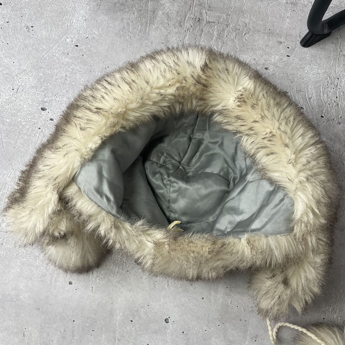 Other Vintage Y2K archival style faux fur USHANKA trapper hat Size ONE SIZE - 9 Thumbnail