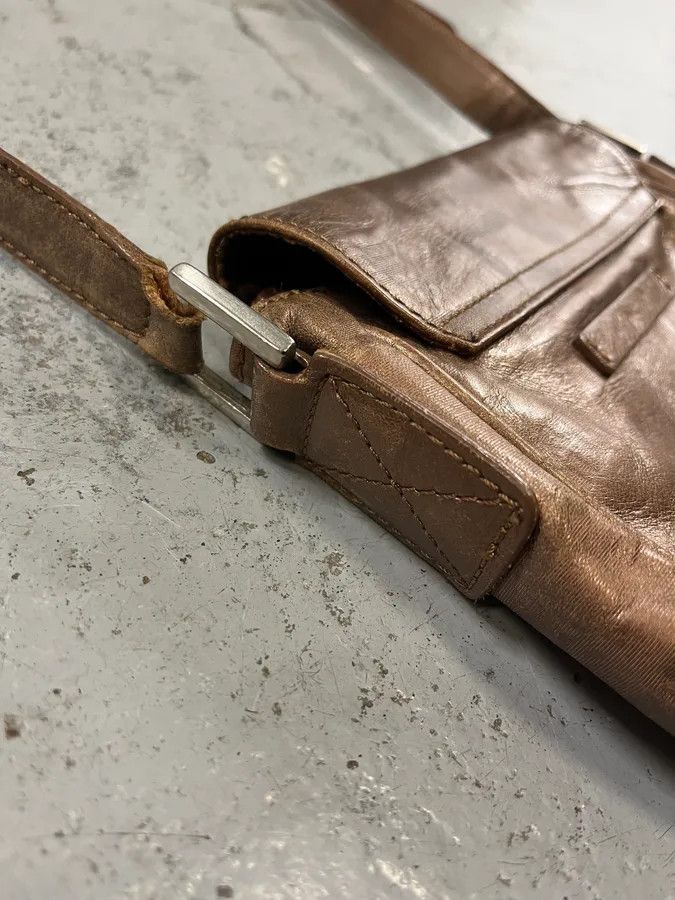 Jean Paul Gaultier FW1995 Jean Paul Gaultier Dietrich Brown Leather Shoulder Bag Size ONE SIZE - 8 Thumbnail