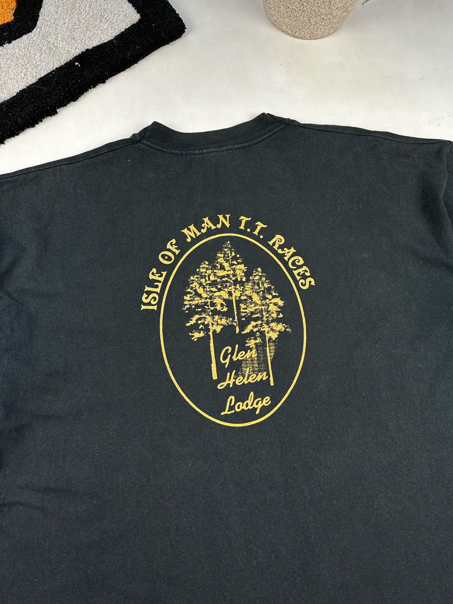 Hanes Isle of Man vintage t shirt moto racing tee Size US XL / EU 56 / 4 - 5 Thumbnail