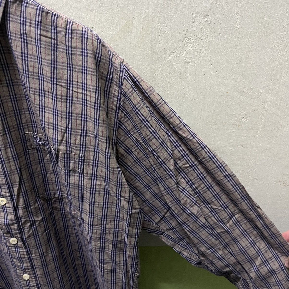 Burberry Rare Faded Burberry Nova Check Longsleeve Shirt Size US XL / EU 56 / 4 - 4 Thumbnail