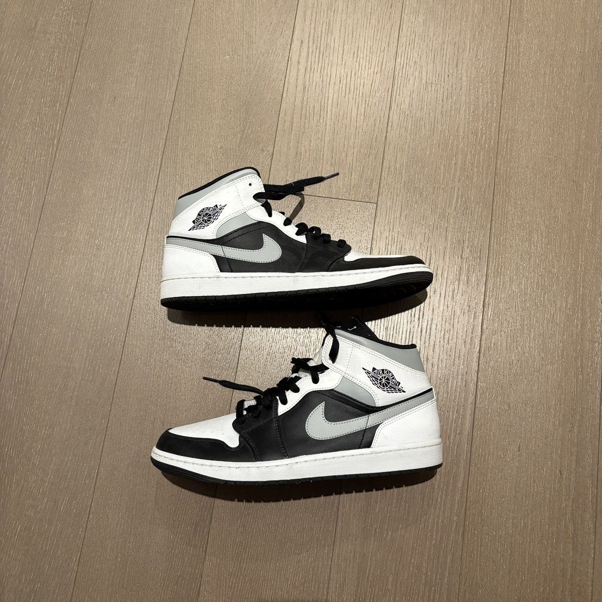 Nike Air Jordan 1 Mid in ‘White Shadow’ Size US 13 / EU 46 - 1 Thumbnail