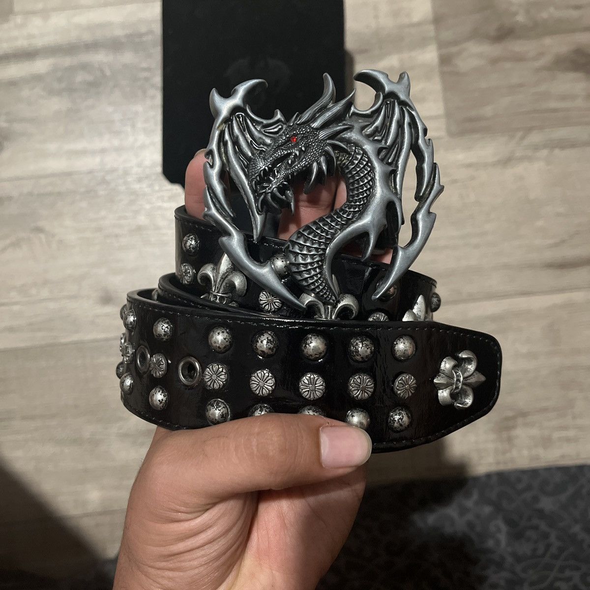 Other Studded Gothic Belt Size 38 - 1 Thumbnail