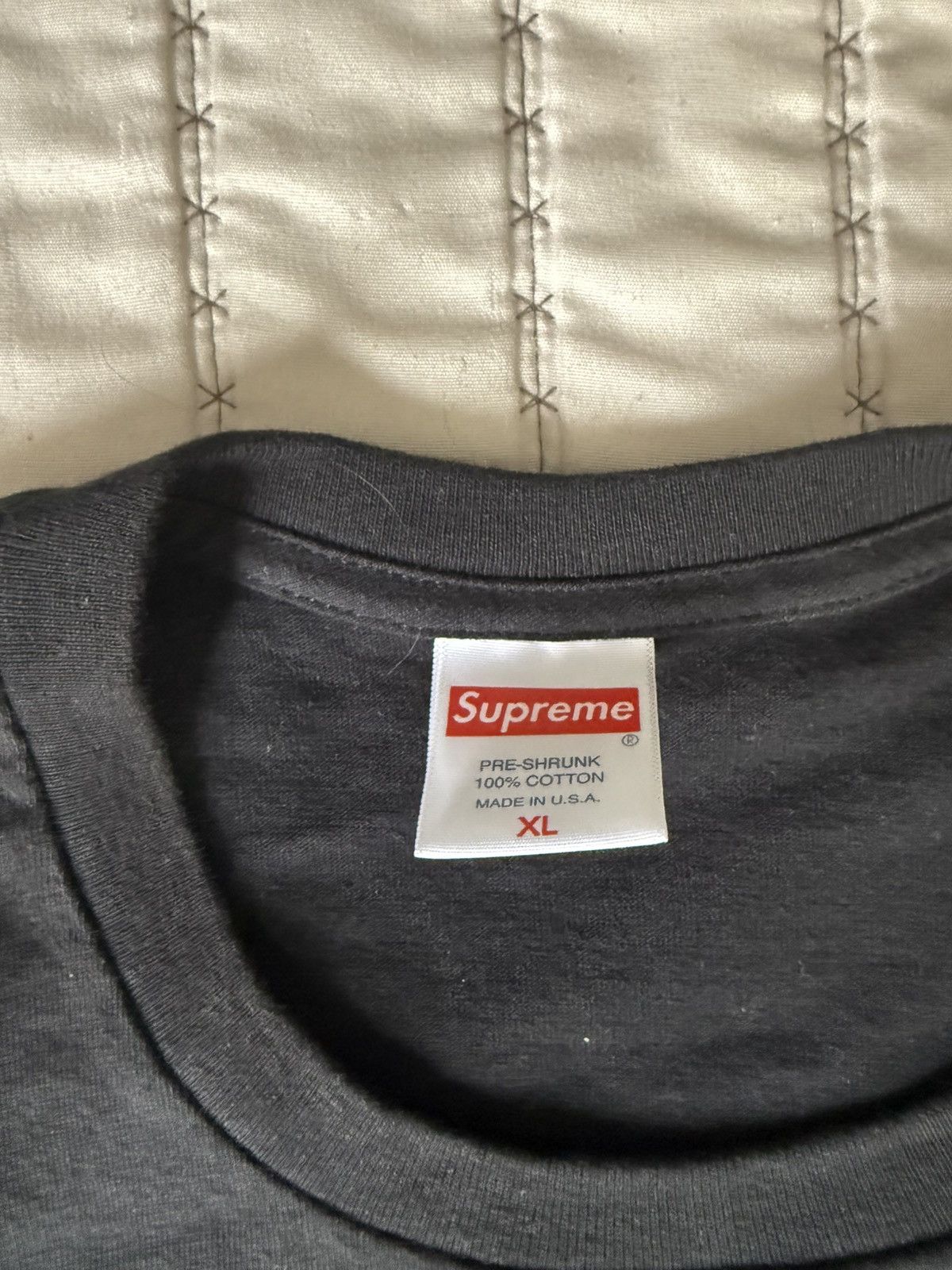 Supreme Supreme Ralph Steadman Box Logo Tee XL black Size US XL / EU 56 / 4 - 3 Thumbnail