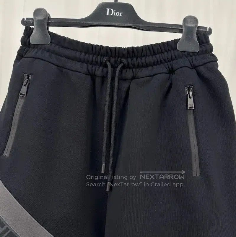 Fendi Fendi Summer Black Cotton Logo Shorts . Size US 26 / EU 42 - 3 Thumbnail