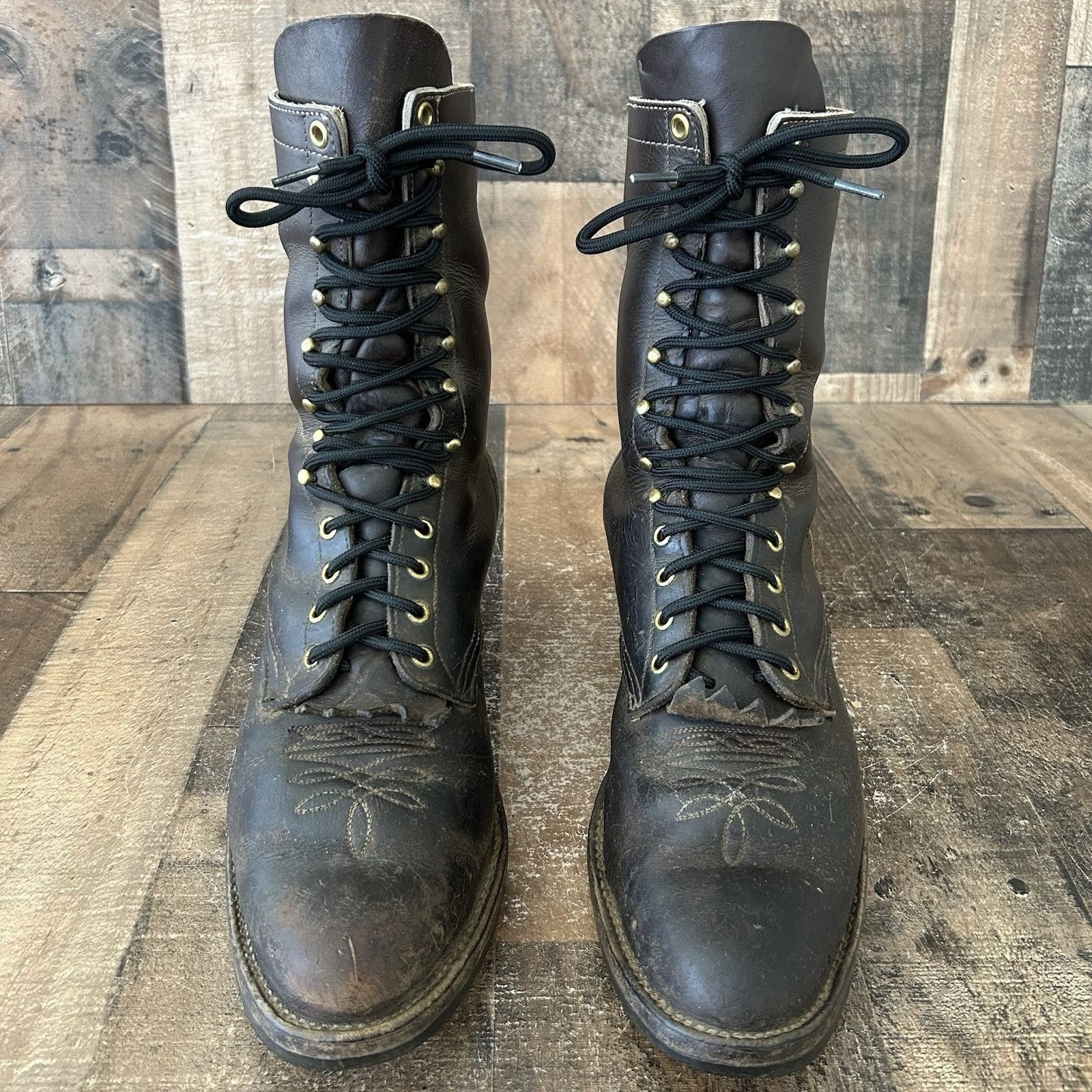 Whites Hathorn Vintage Kiltie Logger Packer Boots Mens 13 B