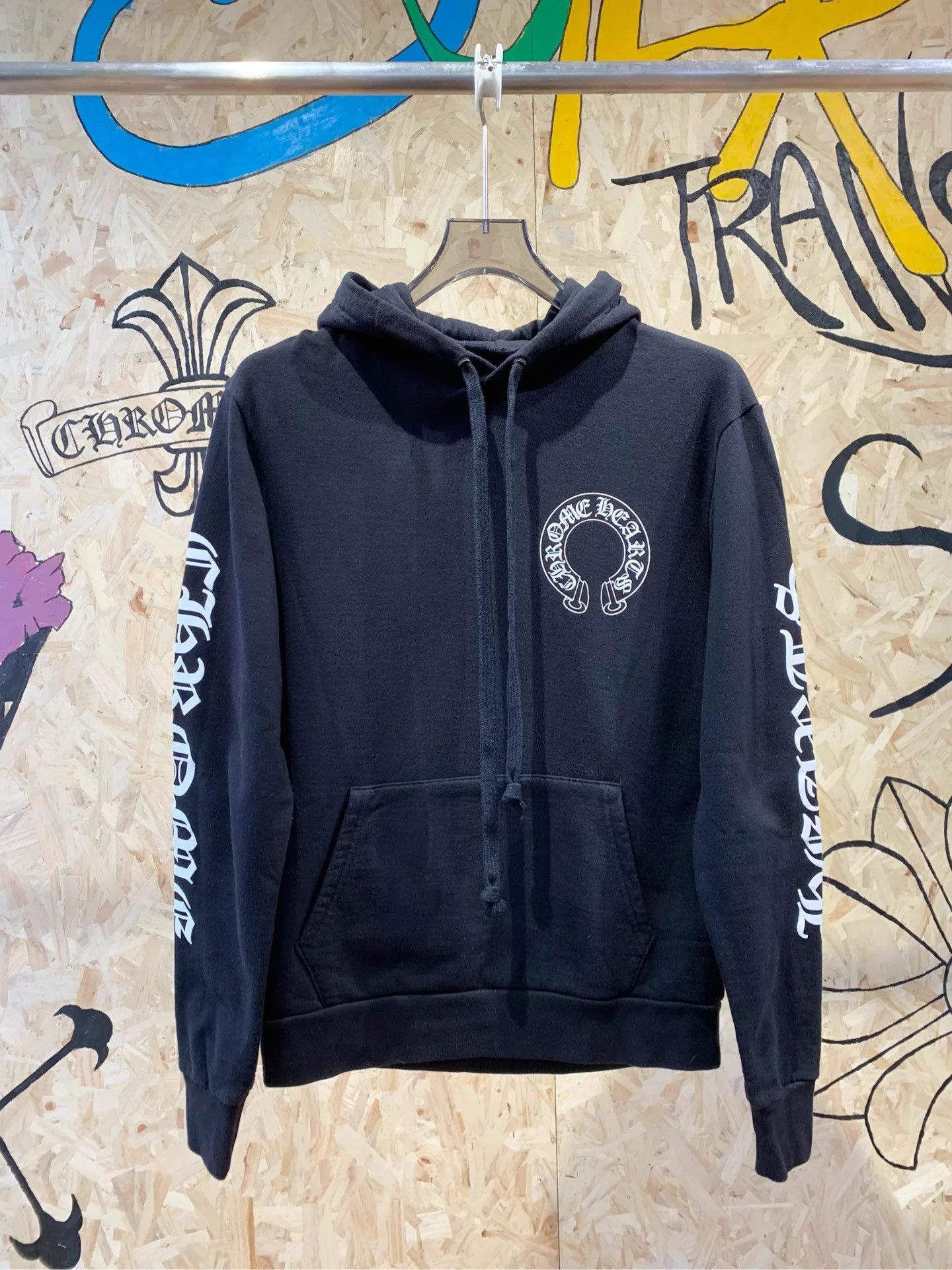 Chrome Hearts Chrome Hearts Mattyboy Black Horse Shoe Hoodie S Size US S / EU 44-46 / 1 - 1 Thumbnail