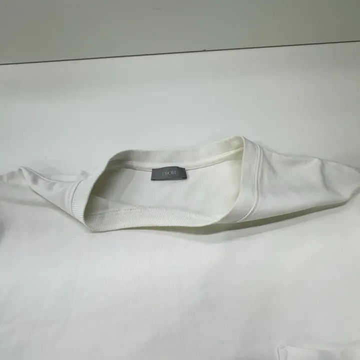 Dior Dior Dior White Bee Pocket T-Shirt for Men 0079-2507 Size US M / EU 48-50 / 2 - 3 Thumbnail