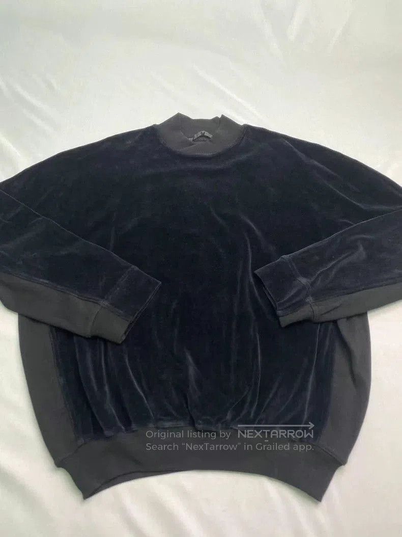 Haider Ackermann Haider Ackermann Men's Velvet Sweatshirt. Size US XS / EU 42 / 0 - 7 Thumbnail