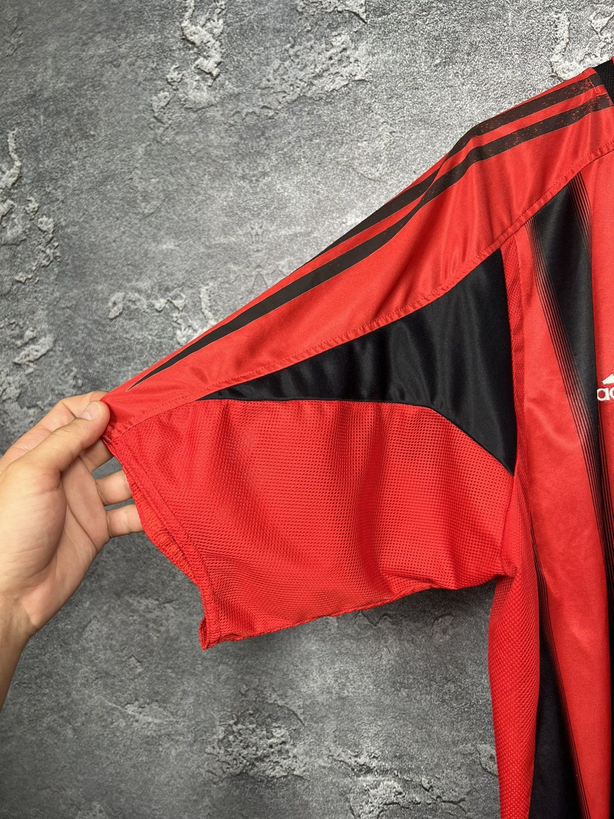 Adidas Adidas Vintage AC Milan 2004 Opel Jersey T-shirt Size US XL / EU 56 / 4 - 6 Thumbnail