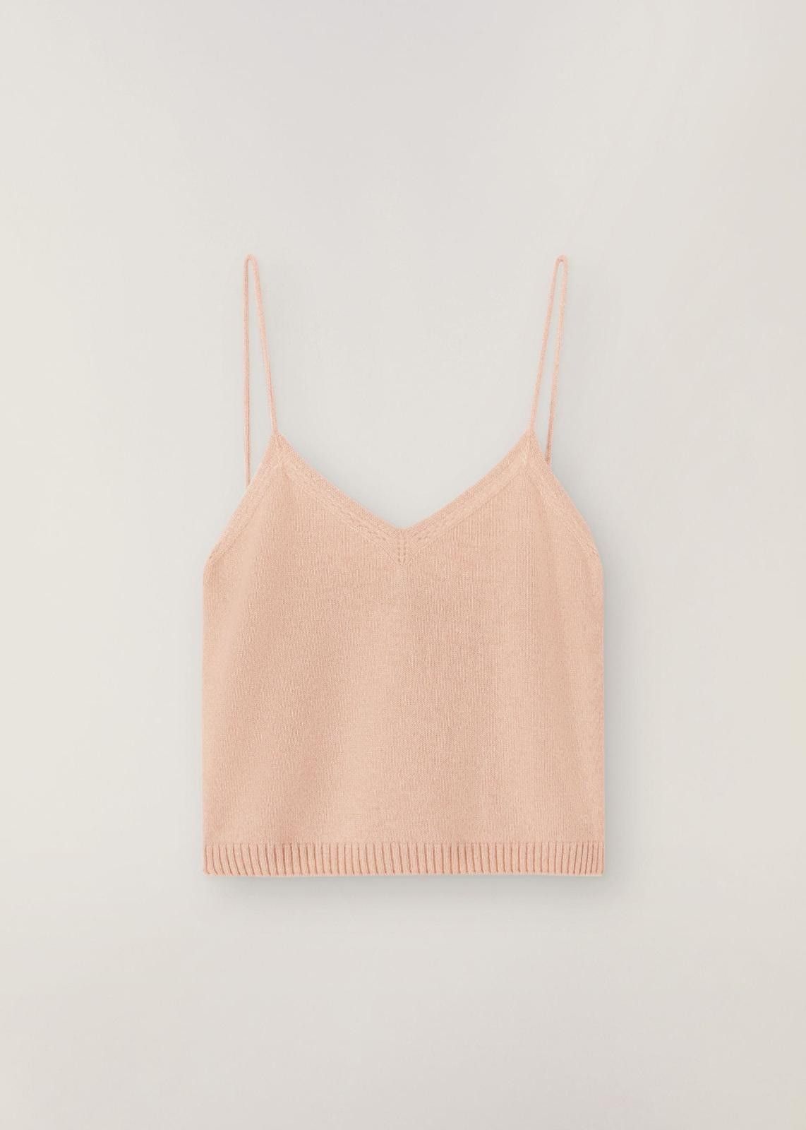Loro Piana o1srvl11e1024 Cocooning Fine Ajour Tank Top in Pink Size XXL / US 16-18 / IT 52-54 - 1 Thumbnail