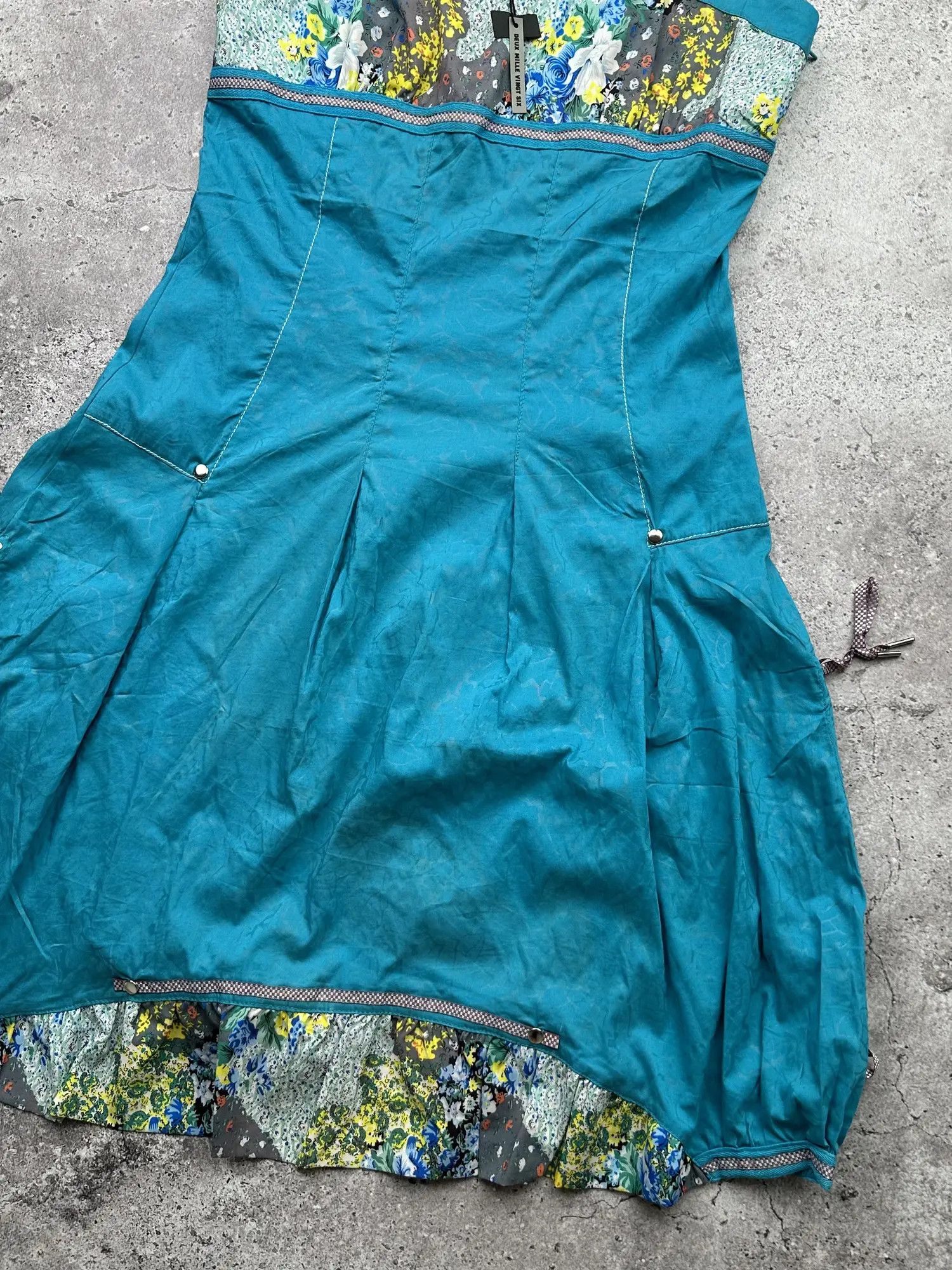 Japanese Brand Vintage Flare Dress C93(V426) Size XS / US 0-2 / IT 36-38 - 4 Thumbnail