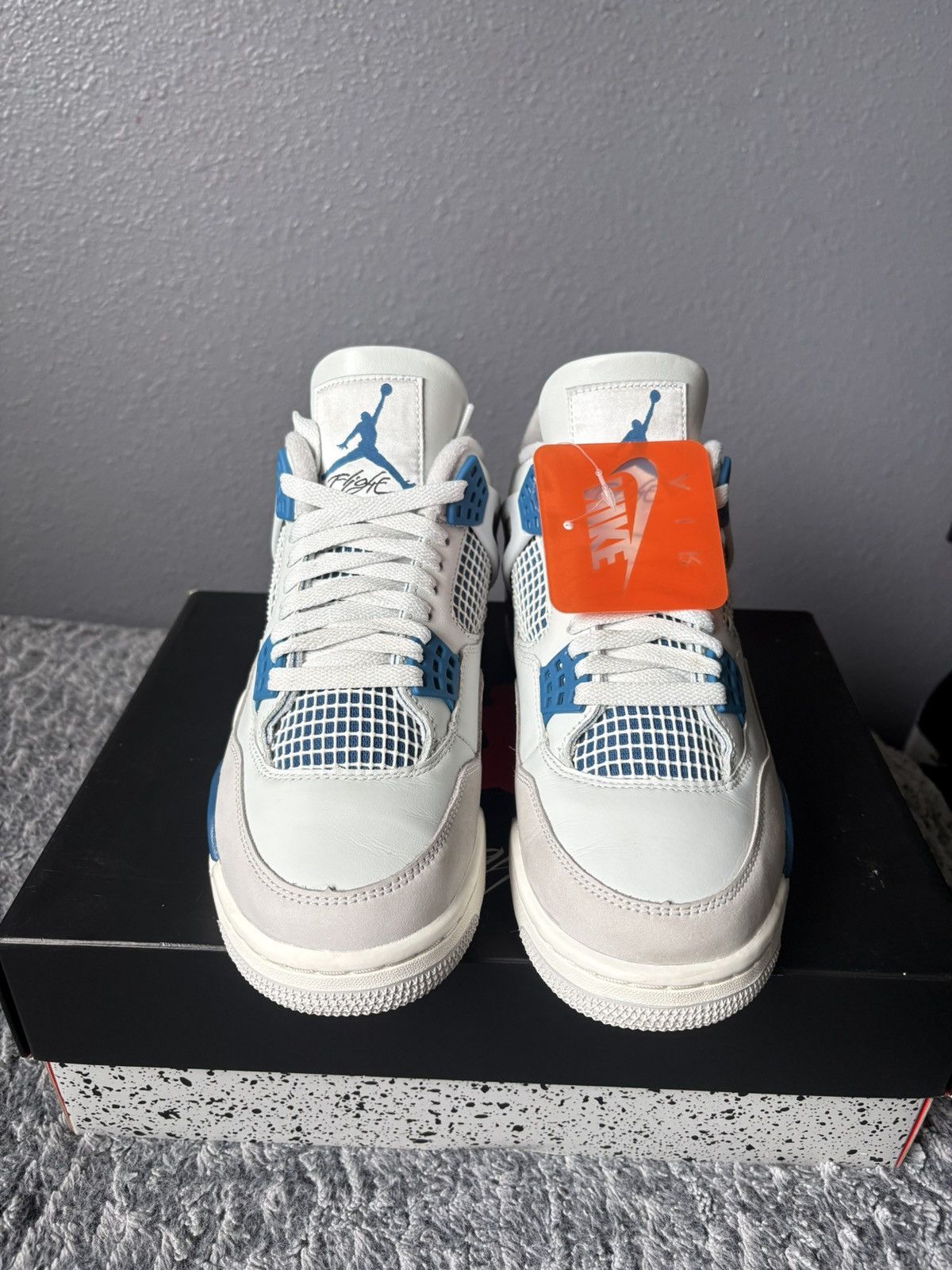 Jordan Brand Jordan 4 Military Blue Size 8.5 Size US 8.5 / EU 41-42 - 3 Thumbnail