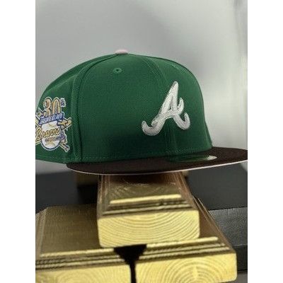 New Era Atlanta Braves 30th Season 59FIFTY Fitted Hat Pink UV Cooper Size ONE SIZE - 1 Thumbnail