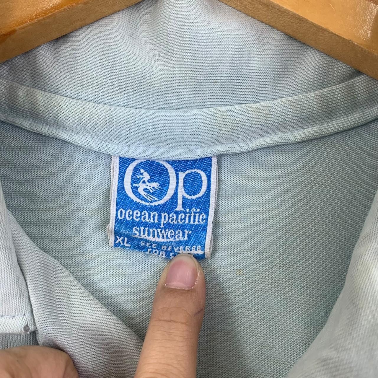 Vintage Vintage OCEAN PACIFIC SUNWEAR Polo Tee Shirt Top Size US XL / EU 56 / 4 - 3 Thumbnail