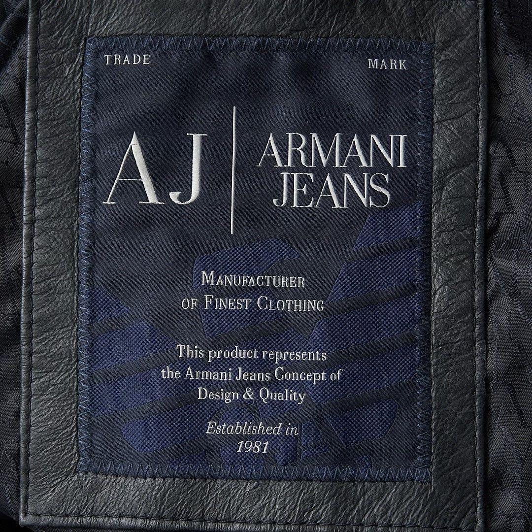 Armani Armani Jeans Men's Denim Patchwork Jacket Size US S / EU 44-46 / 1 - 6 Thumbnail