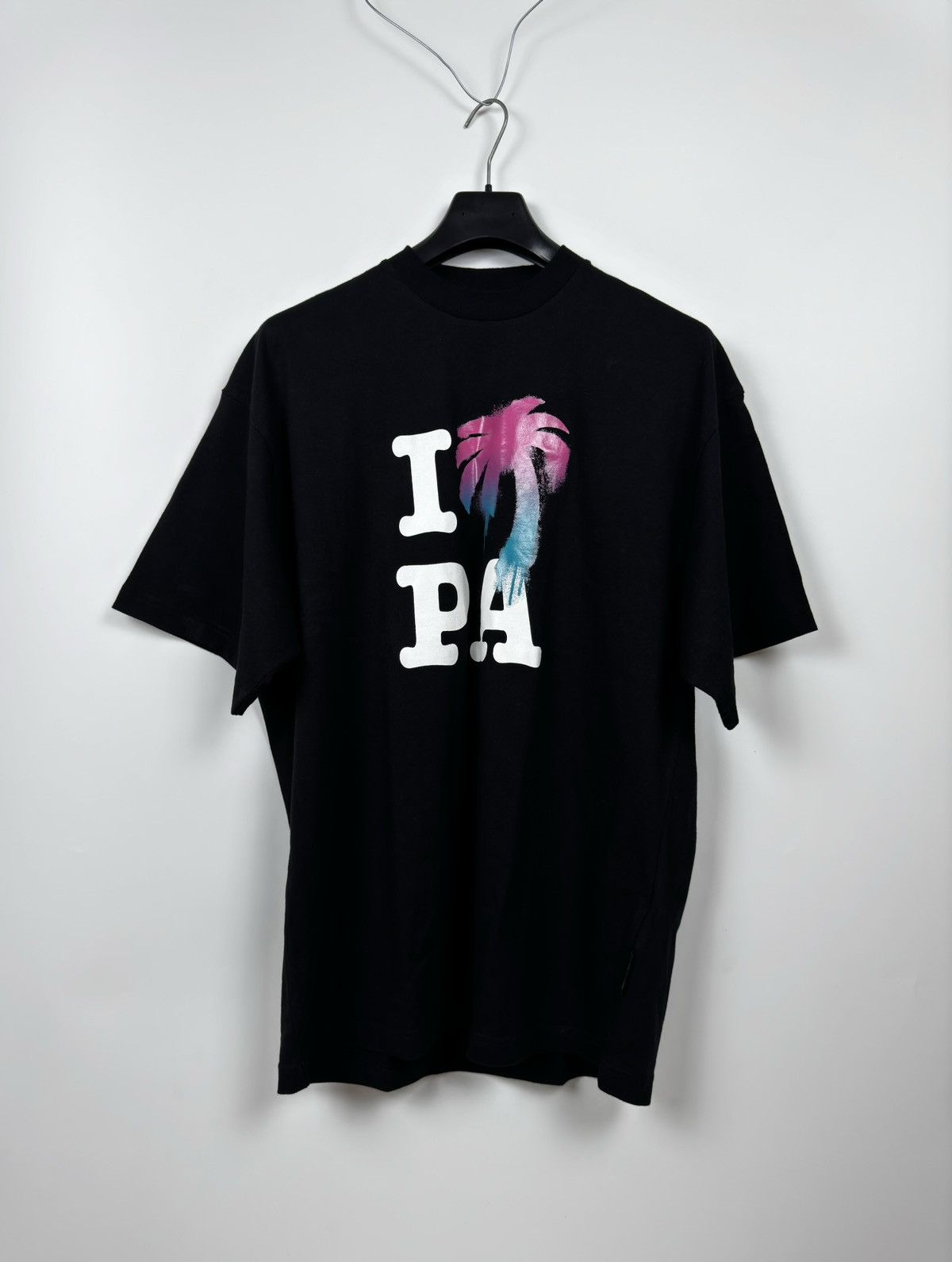 Palm Angels Palm Angels Stamped Palm T-Shirt Size US S / EU 44-46 / 1 - 1 Thumbnail