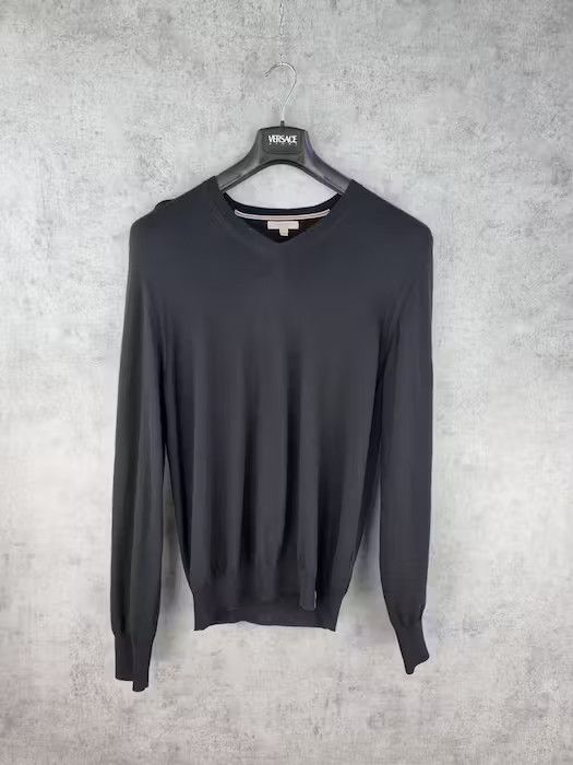 Burberry × Burberry Prorsum 90s BURBERRYS Extra Fine Merino Wool Sweater Size US L / EU 52-54 / 3 - 6 Thumbnail