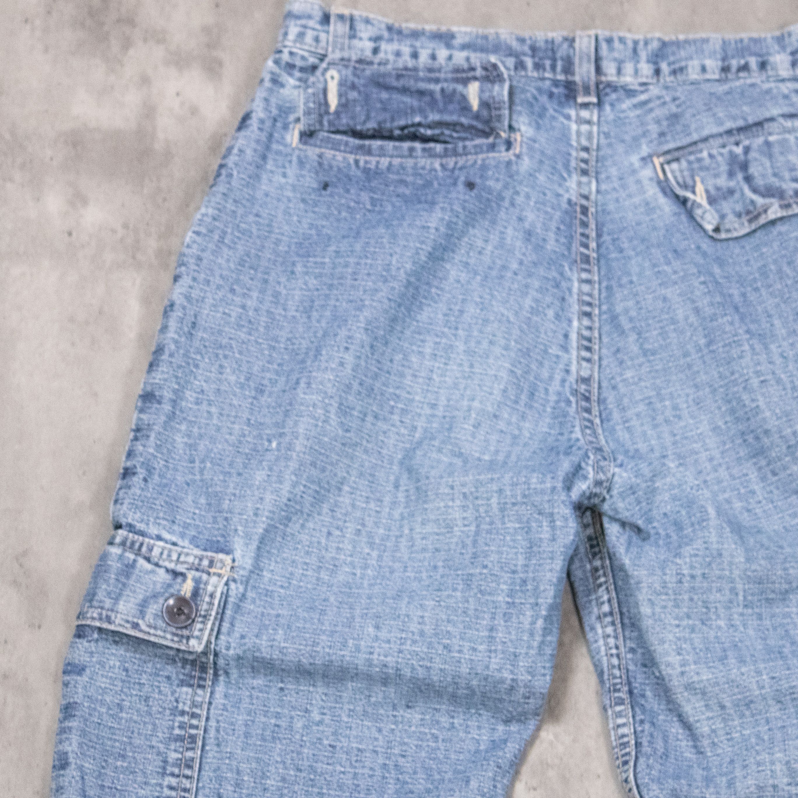 Japanese Brand Vintage 1990's Tall Girl Baggy Relax Fit Denim Pant's Size US 28 / EU 44 - 18 Thumbnail