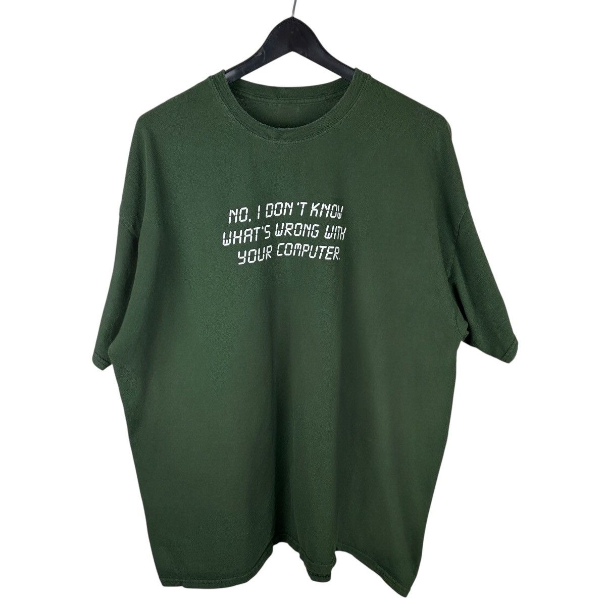 Vintage Vintage Y2K I Don’t Know How To Fix Computer Tech Shirt Size US XXL / EU 58 / 5 - 1 Thumbnail