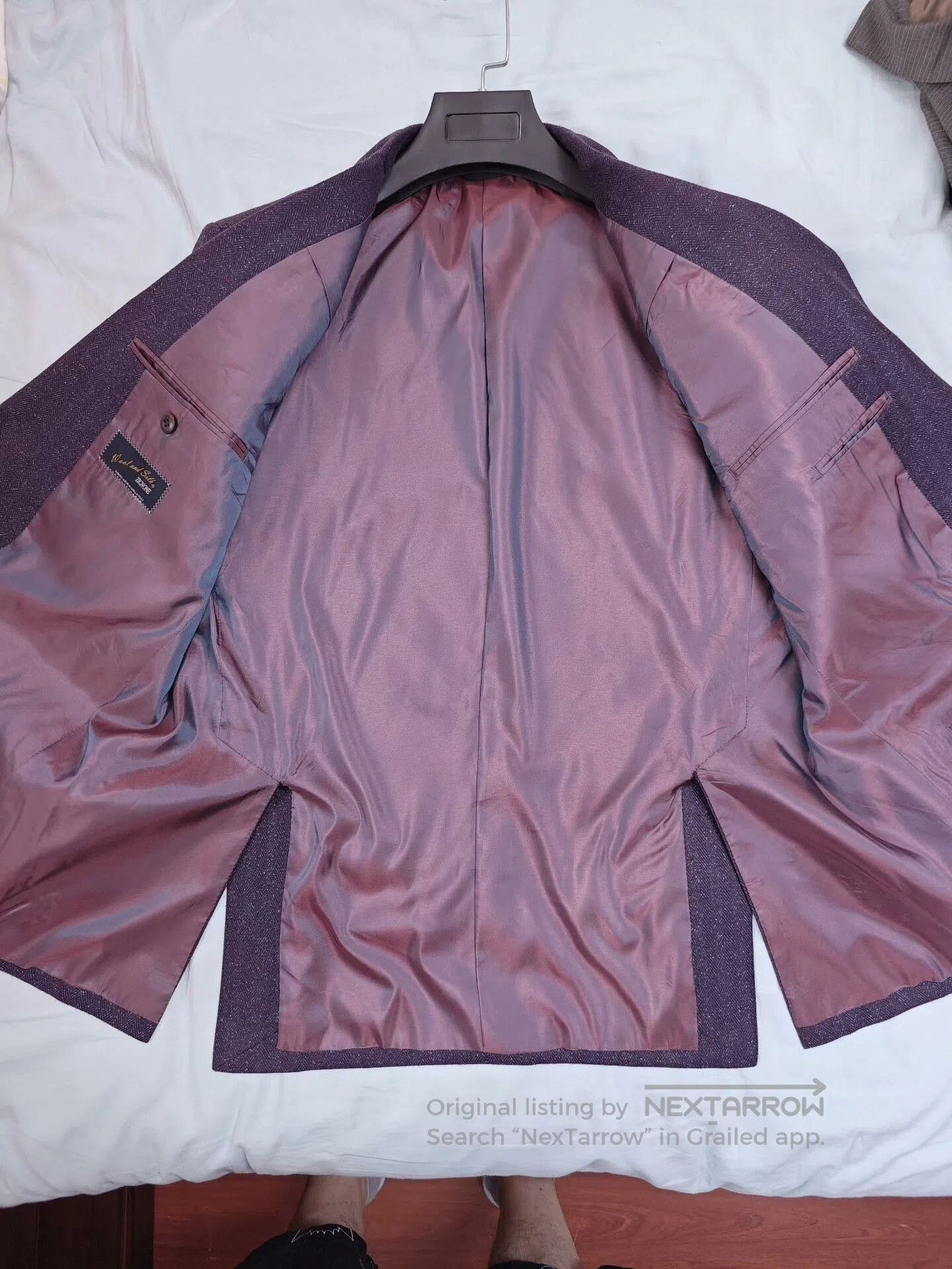 Z Zegna Custom Italian Zignone Wool Silk Suit. Size US L / EU 52-54 / 3 - 6 Thumbnail