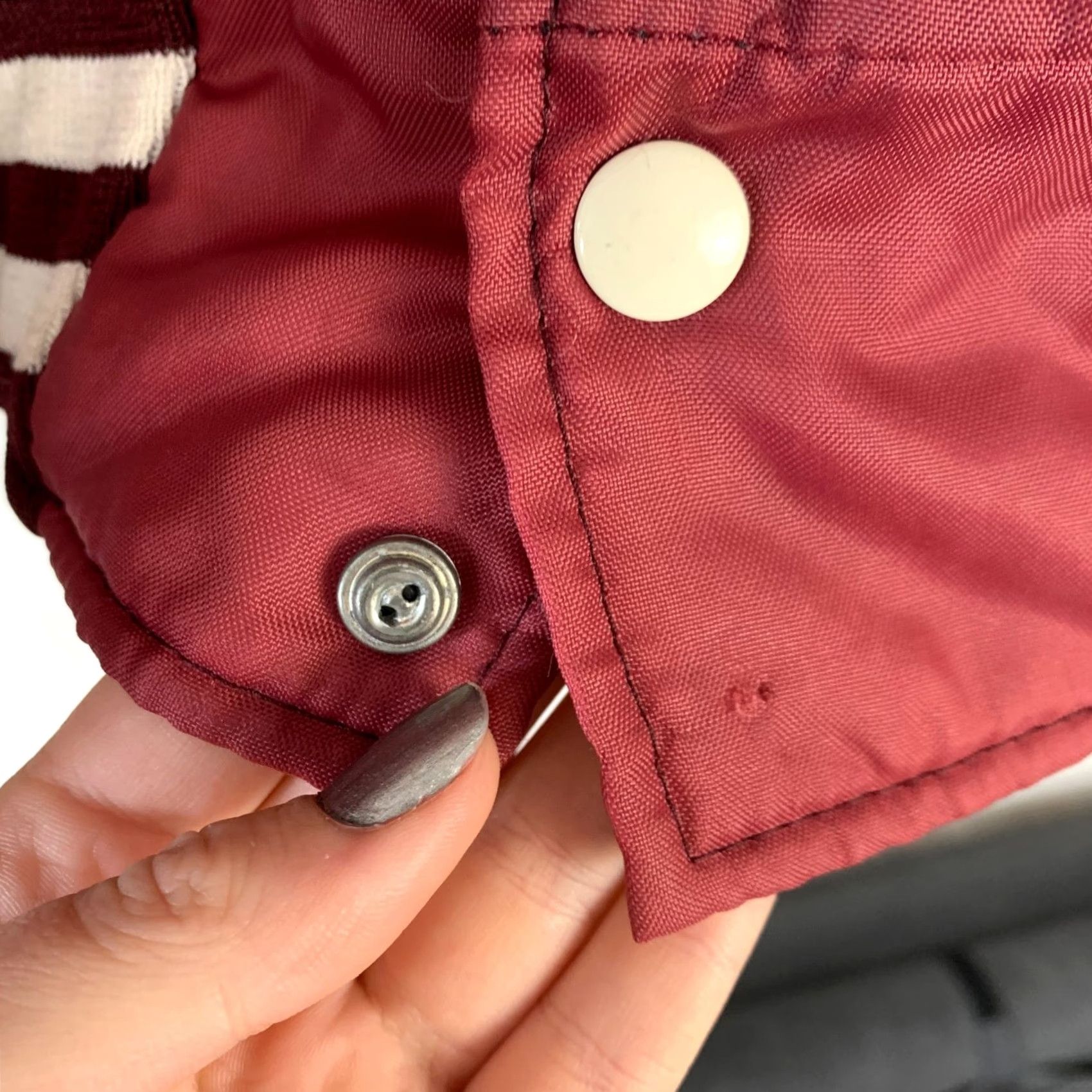 Holloway Vintage Holloway Satin Bomber Jacket Mens XXL Red Embroidered Logo Casual Long Sleeve Adjustable Buttons 80s 90s Racing Riding Style Size US XXL / EU 58 / 5 - 7 Thumbnail