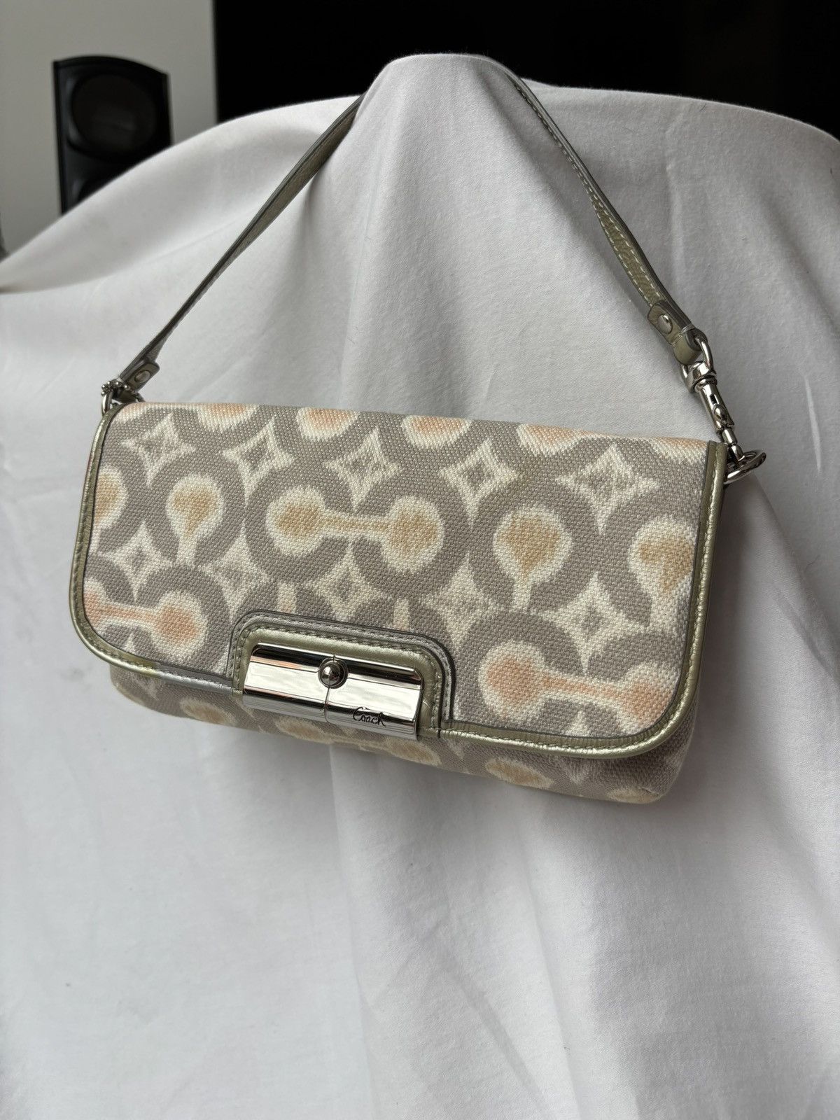 Coach Vintage Coach Mini Shoulder Bag - Jacquard Print Y2K Purse Size ONE SIZE - 6 Thumbnail