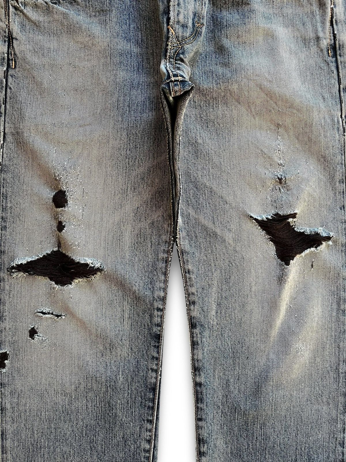 Edwin Vintage Japanese Edwin Blue Wash Distressed Baggy Jeans Size US 32 / EU 48 - 5 Thumbnail