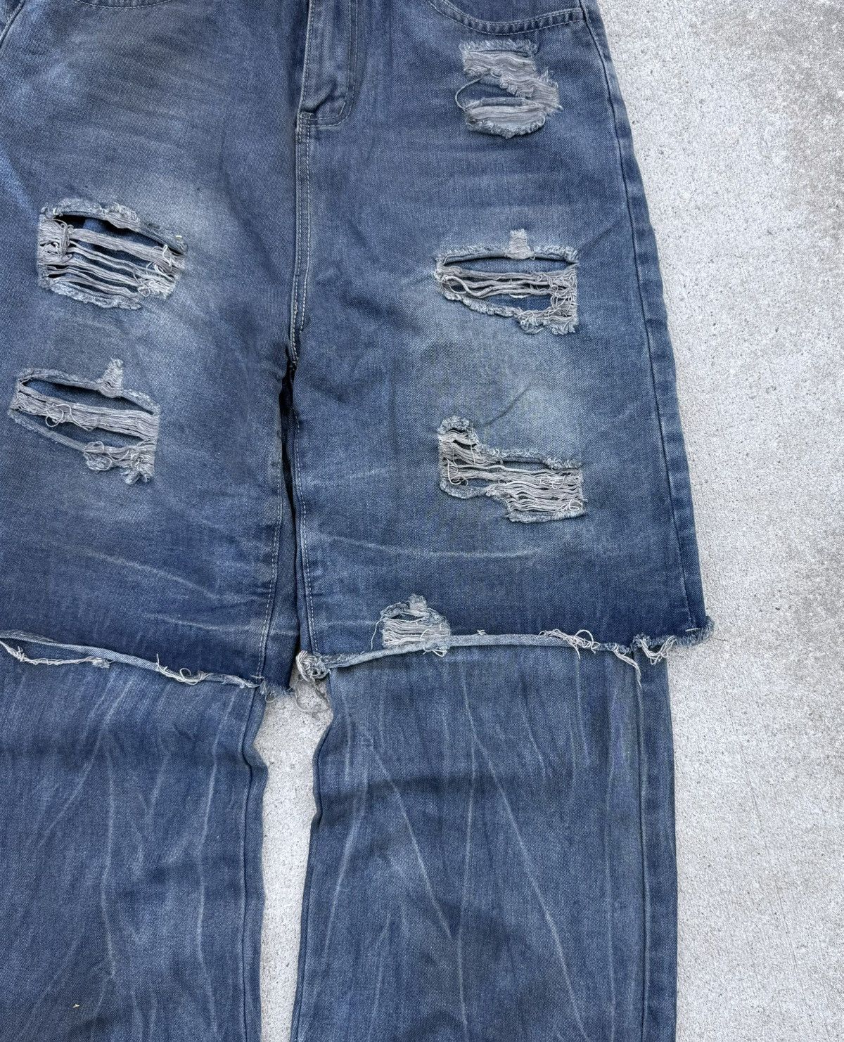 Other Vintage y2k streetwear swag track wide custom buggy jeans Size US 34 / EU 50 - 6 Thumbnail