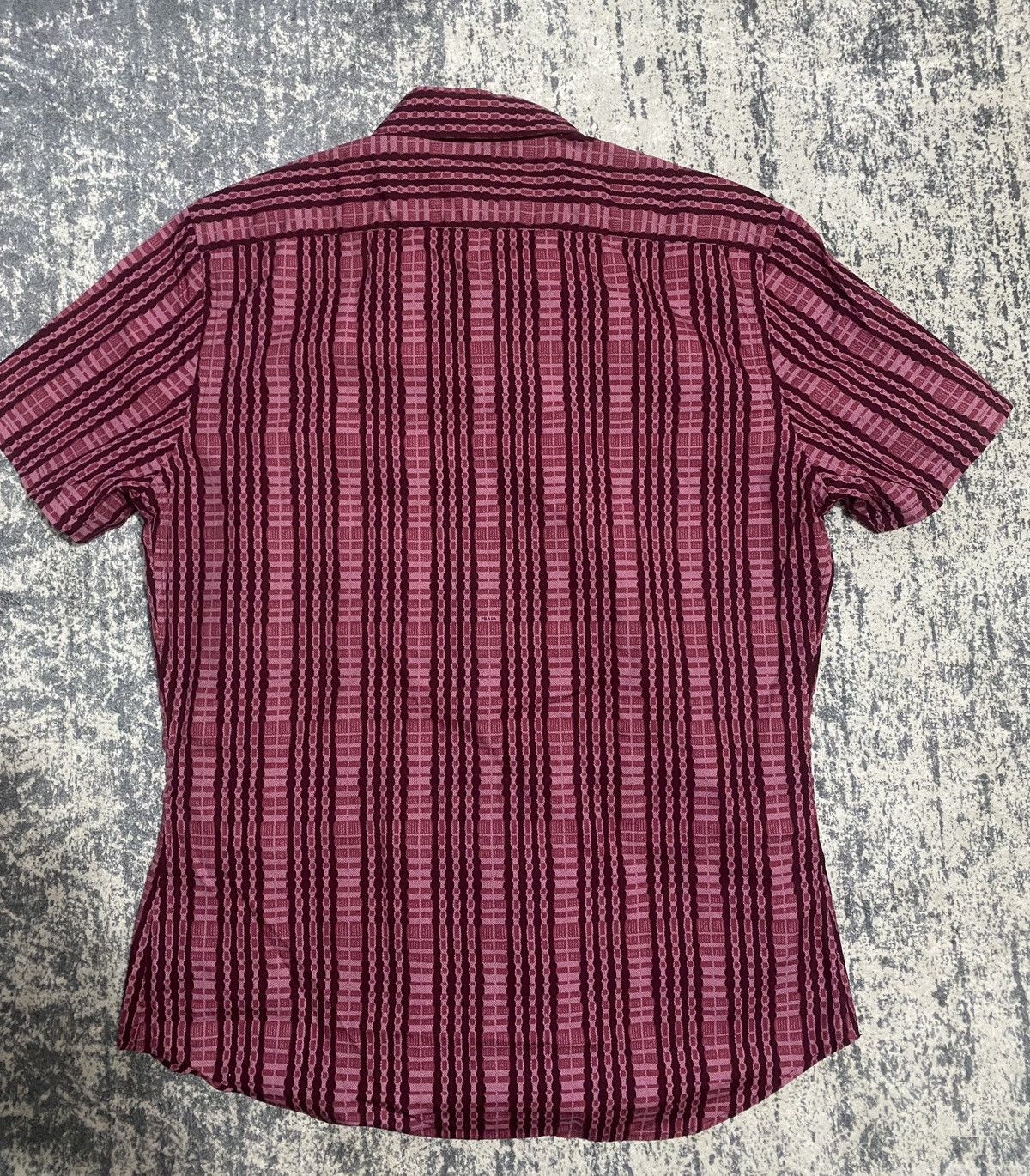 Prada Rare Prada Men Spring 2007 Short Sleeve Button up Runway Size US L / EU 52-54 / 3 - 5 Thumbnail