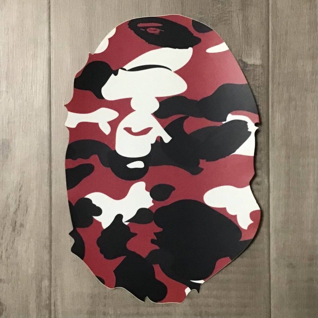 Bape BAPE CAMO APE HEAD Sticker a bathing ape NIGO Size ONE SIZE - 1 Thumbnail