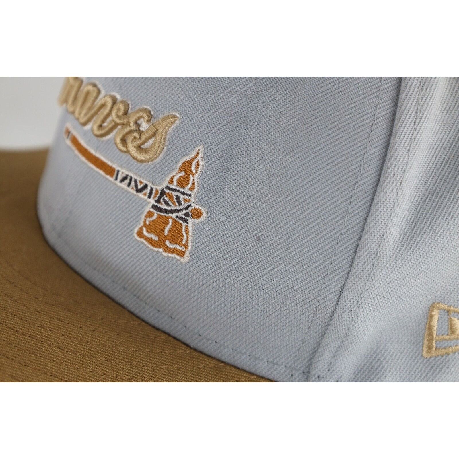 New Era × Vintage Vintage Y2K 2000 All Star Game Spell Out Atlanta Braves Hat Size ONE SIZE - 6 Thumbnail