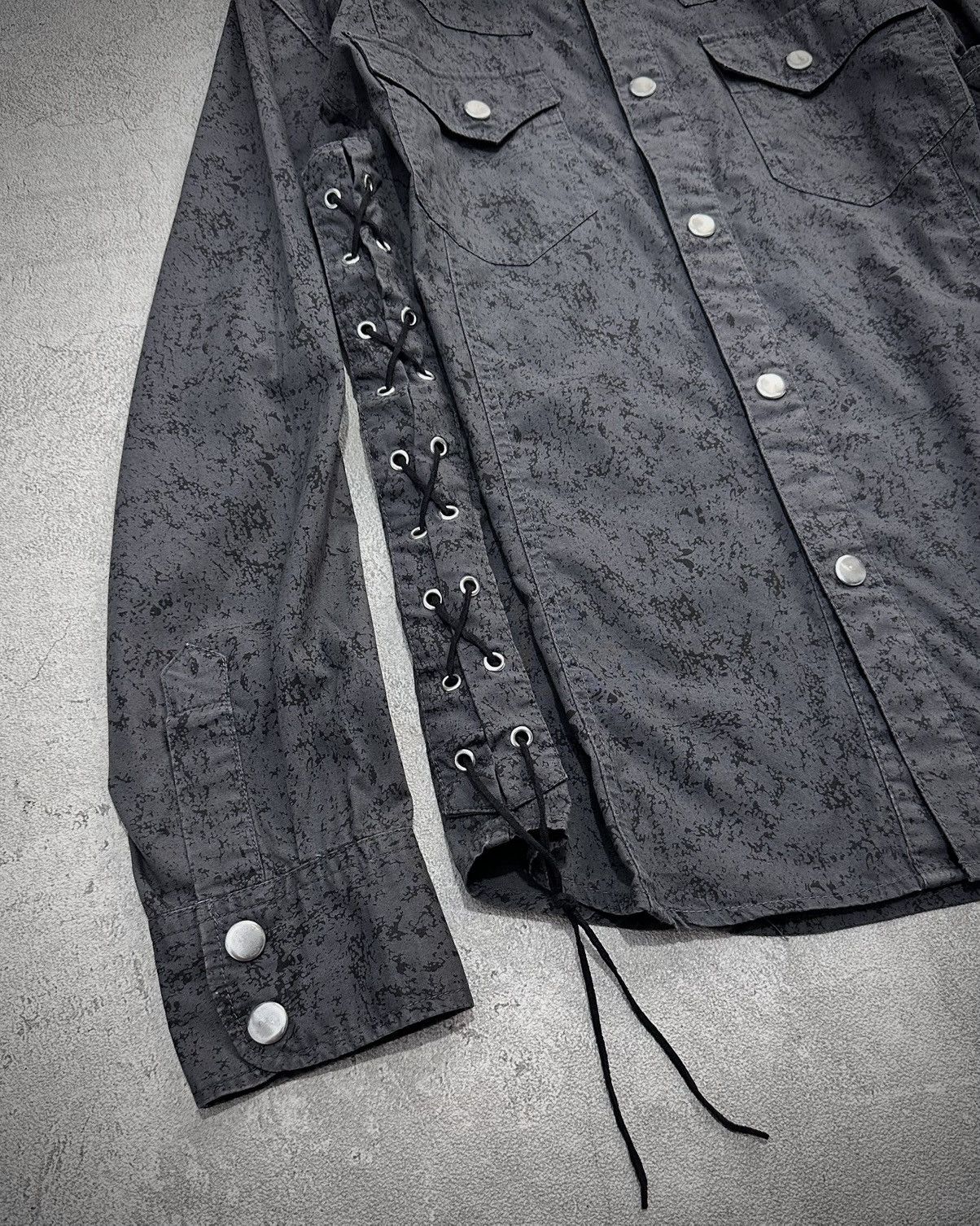 Japanese Brand Roushatte Lace Up Shirt Size US M / EU 48-50 / 2 - 4 Thumbnail