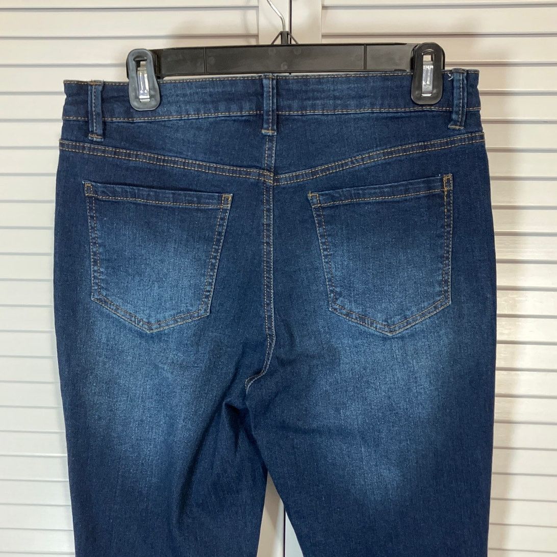 Other d. Jeans Denim Blue Mid Rise Button Fly Slim Capri Jeans 8 Size 30" / US 8 / IT 44 - 4 Thumbnail