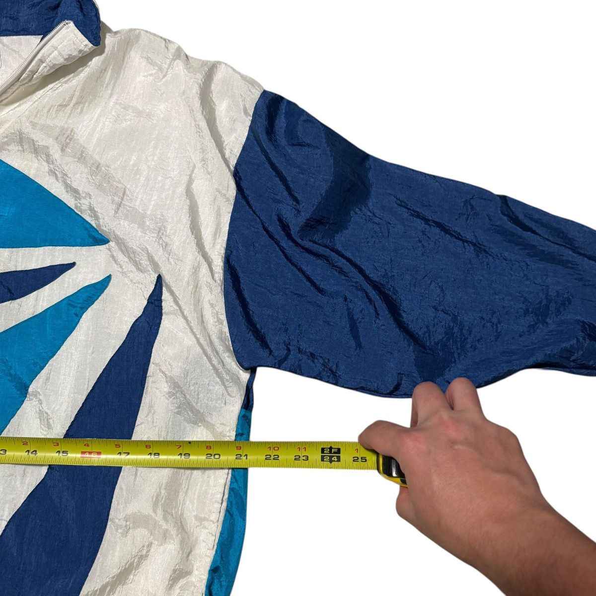 Vintage Vintage Bocoo Geometric Windbreaker Jacket Women's M FLAWS Size M / US 6-8 / IT 42-44 - 5 Thumbnail