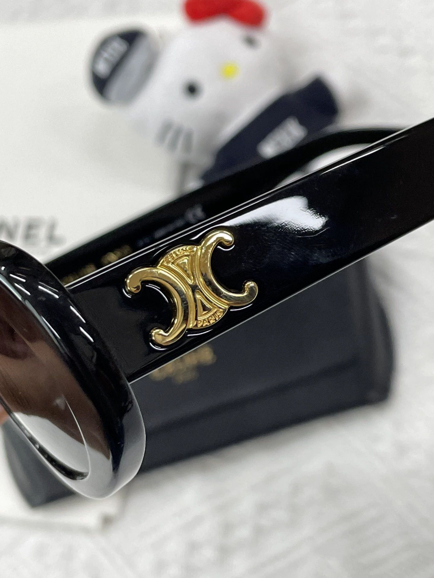 Celine Celine Triomphe Sunglasses with Case Size ONE SIZE - 5 Thumbnail